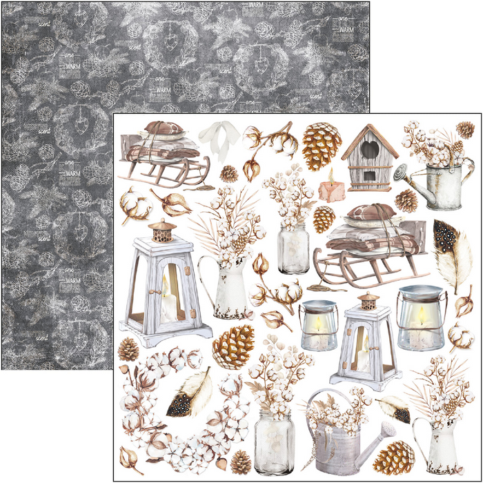 Ciao Bella Cozy Moments 12" x 12" Scrapbooking Paper Set