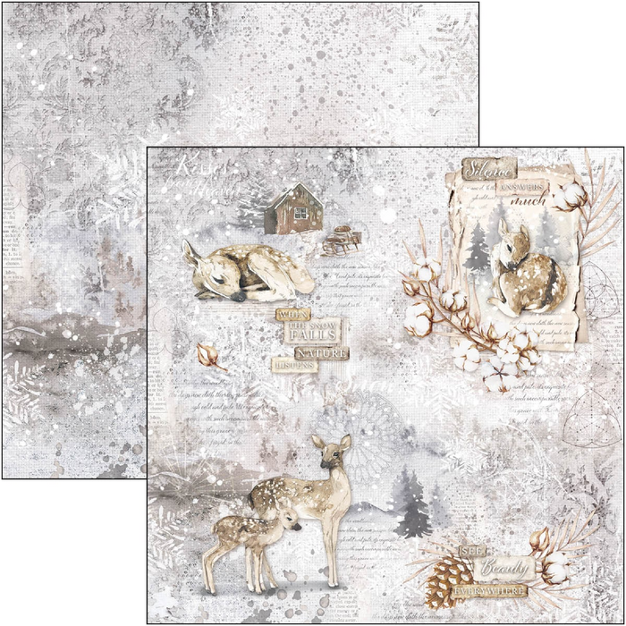 Ciao Bella Cozy Moments 12" x 12" Scrapbooking Paper Set