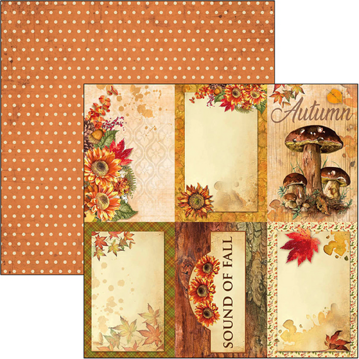 Ciao Bella The Sound of Autumn 6"x 6" Scrapbooking Paper Set