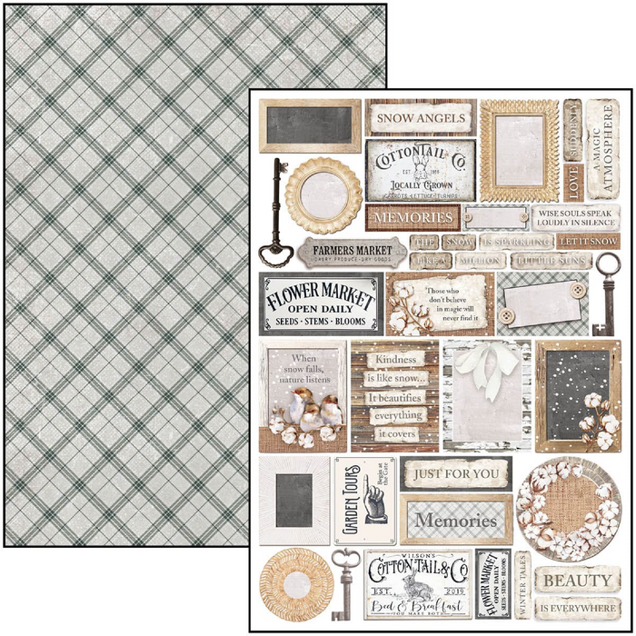 Ciao Bella Cozy Moments A4 Scrapbooking Paper Set