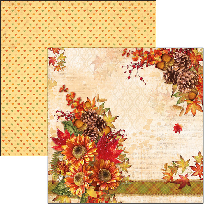 Ciao Bella The Sound of Autumn 6"x 6" Scrapbooking Paper Set