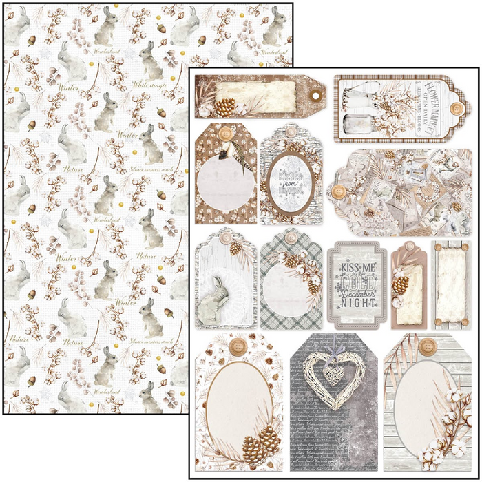 Ciao Bella Cozy Moments A4 Scrapbooking Paper Set