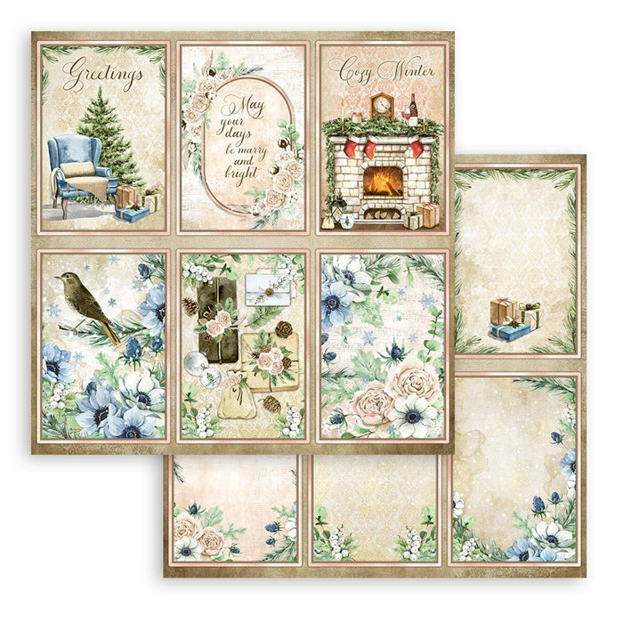 Cozy Winter 12" x 12" Scrapbooking Paper Pad by Stamperia