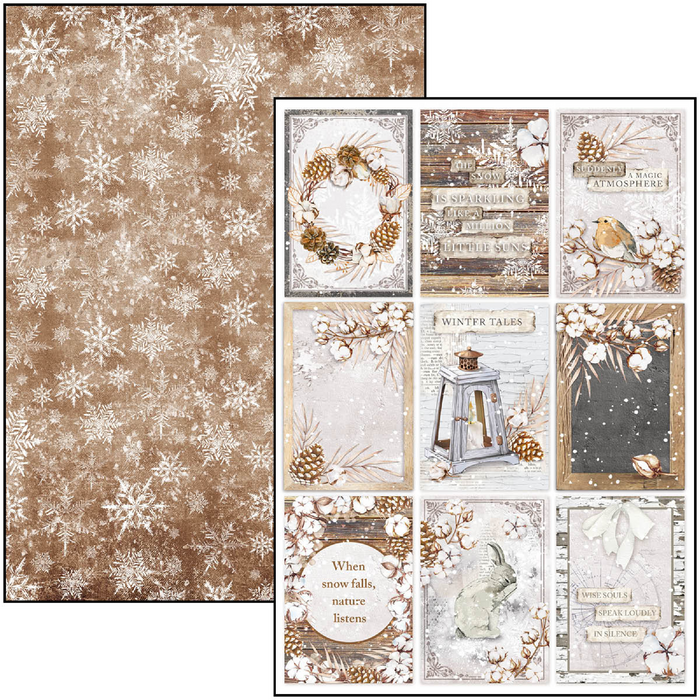 Ciao Bella Cozy Moments A4 Scrapbooking Paper Set