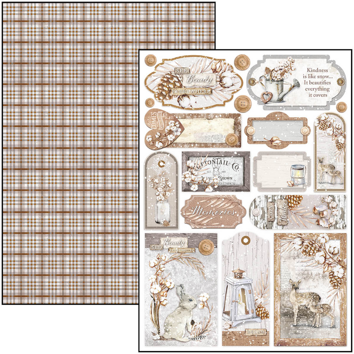Ciao Bella Cozy Moments A4 Scrapbooking Paper Set
