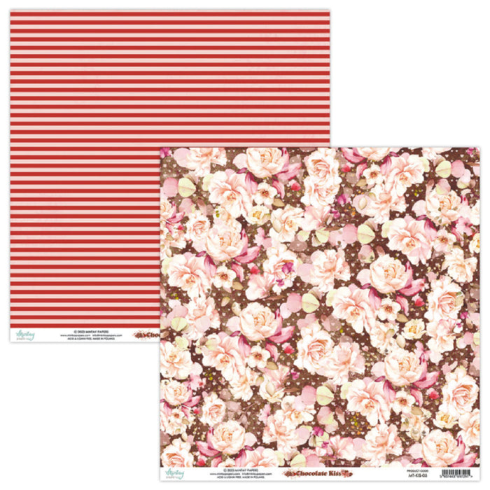 Mintay Chocolate Kiss 12" x"12 Scrapbooking Paper Set