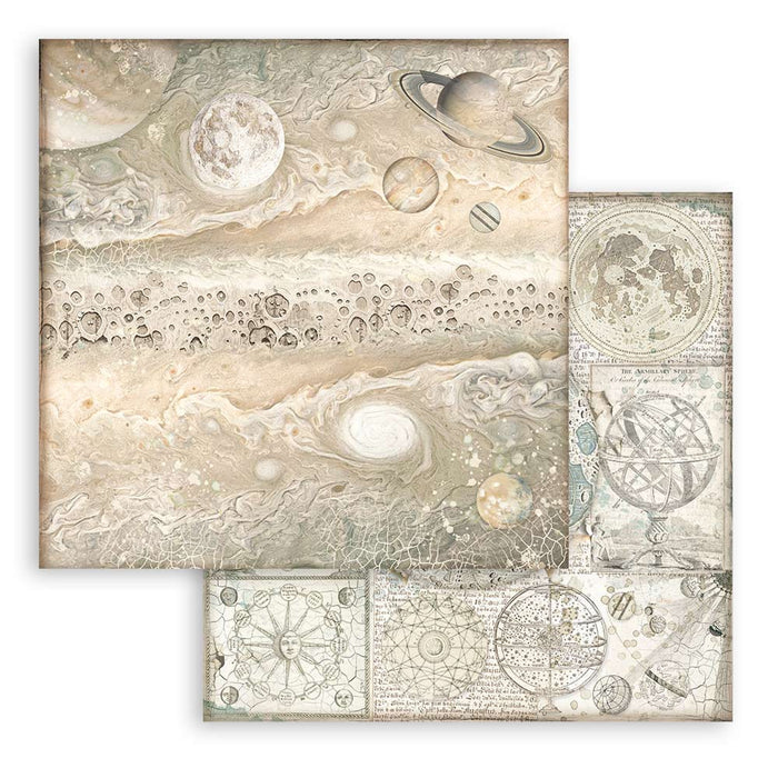 Stamperia Cosmos Infinity 12" x 12" Maxi Background Paper Pad
