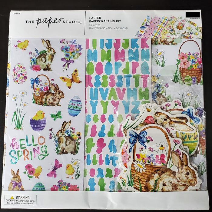 Easter Scrapbook Kit  12" x 12" by Paper Studio