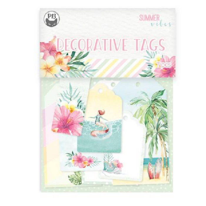 Summer Vibes Decorative Tags #3
