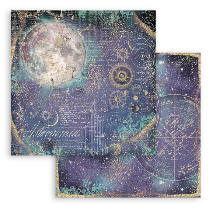 Stamperia Cosmos Infinity Background 12 x 12 Paper Pad Double Sided  Scrapbook