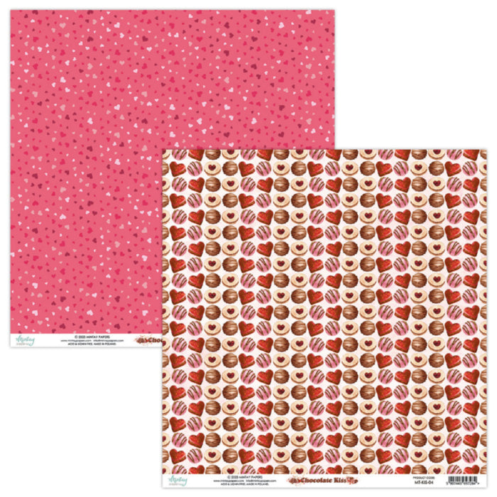 Mintay Chocolate Kiss 12" x"12 Scrapbooking Paper Set