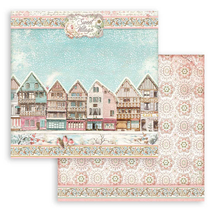Stamperia Sweet Winter 6" x 6" Scrapbooking Paper Pad