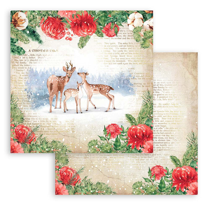 Home For The Holidays 6" x 6" Scrapbooking Paper Pad by Stamperia