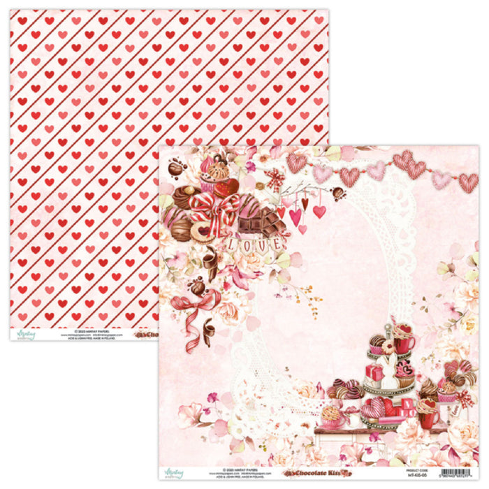 Mintay Chocolate Kiss 12" x"12 Scrapbooking Paper Set