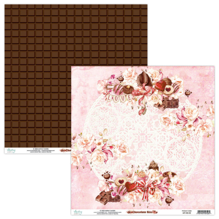 Mintay Chocolate Kiss 12" x"12 Scrapbooking Paper Set