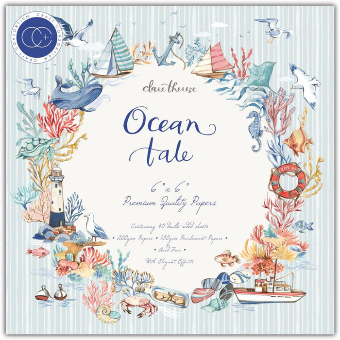 Craft Consortium Ocean Tales 6" x 6" Paper Pad