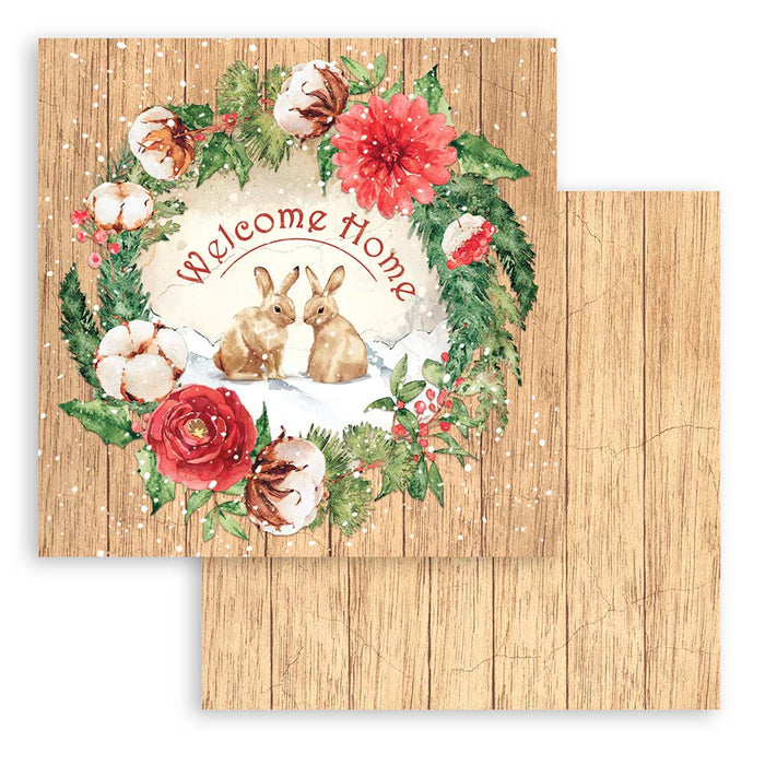 Home For The Holidays 12" x 12" Scrapbooking Paper Pad by Stamperia