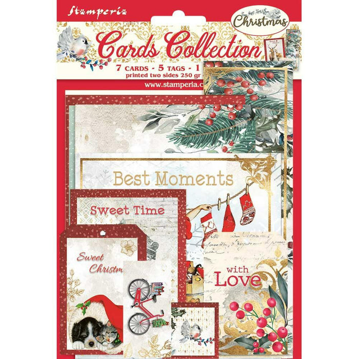 Stamperia Romantic Collection Christmas Card Collections