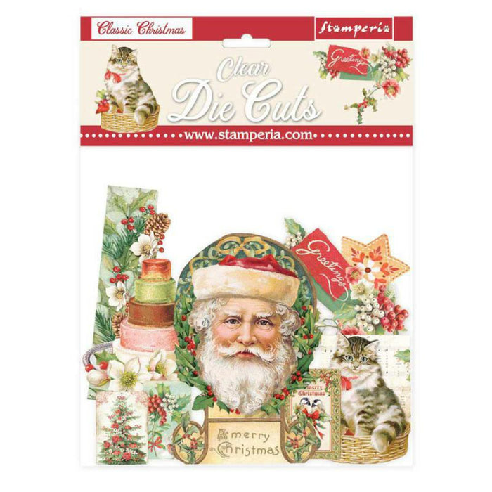 Stamperia Classic Christmas Clear Die Cuts